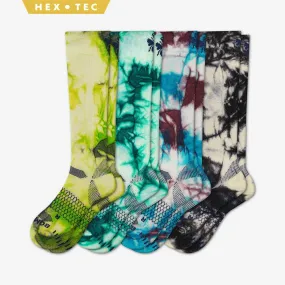 Men's Tie Dye Performance Ski & Snowboard Sock 4-Pack