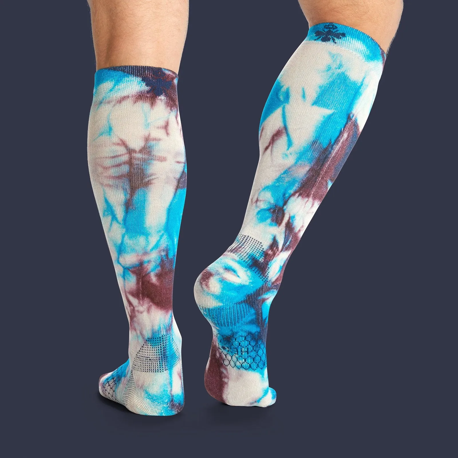 Men's Tie Dye Performance Ski & Snowboard Sock 4-Pack