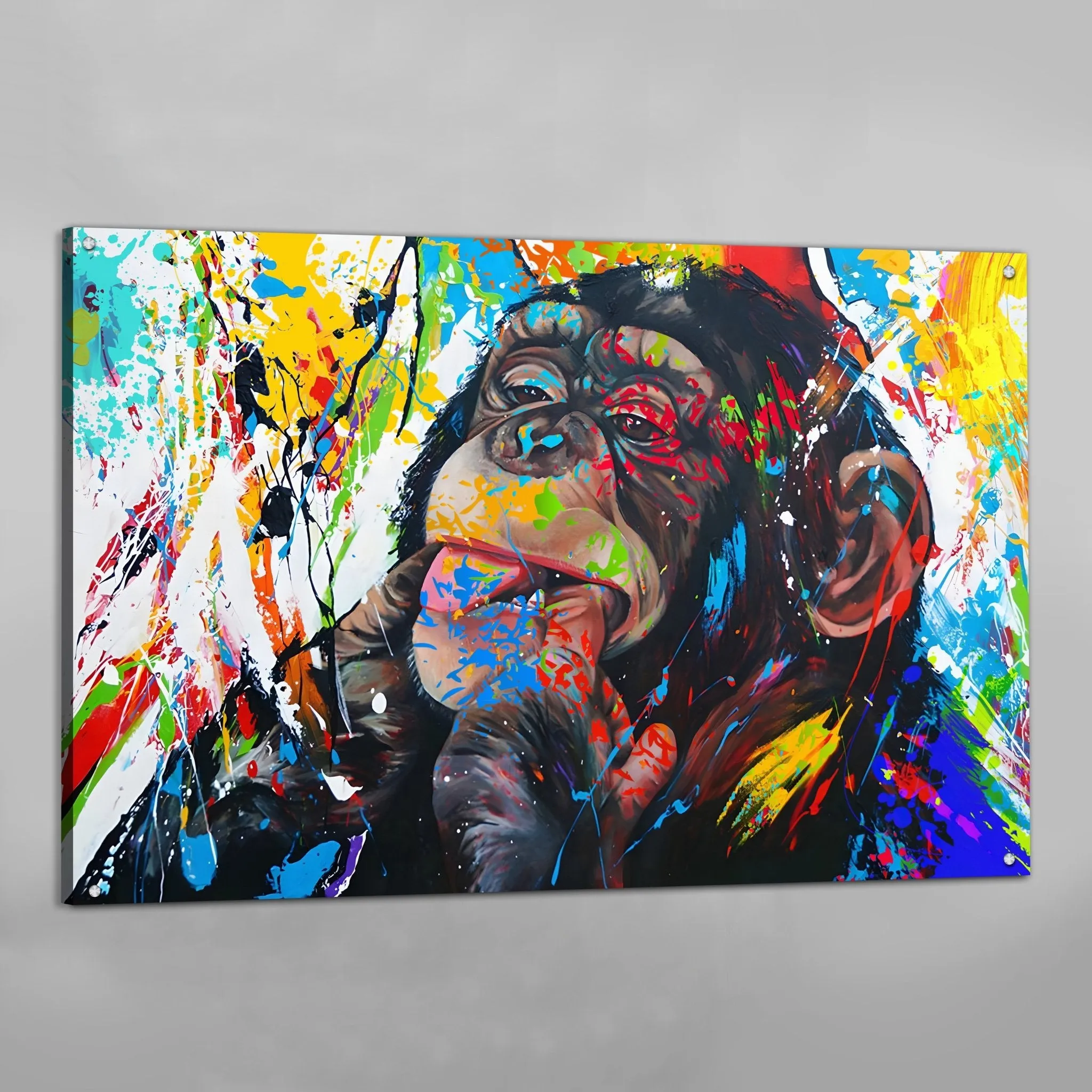 Monkey Pop Art Canvas