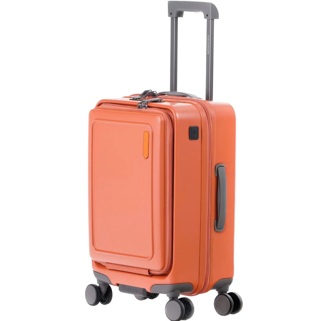 MONOCOZZI URBANITE|34L/72L/118L Expandable 4 wheels TSA Lock Top Flip Suitcase - Terracotta