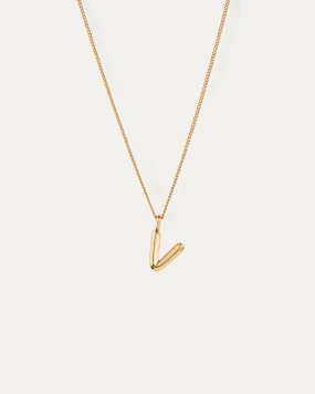 Monogram Necklace - V