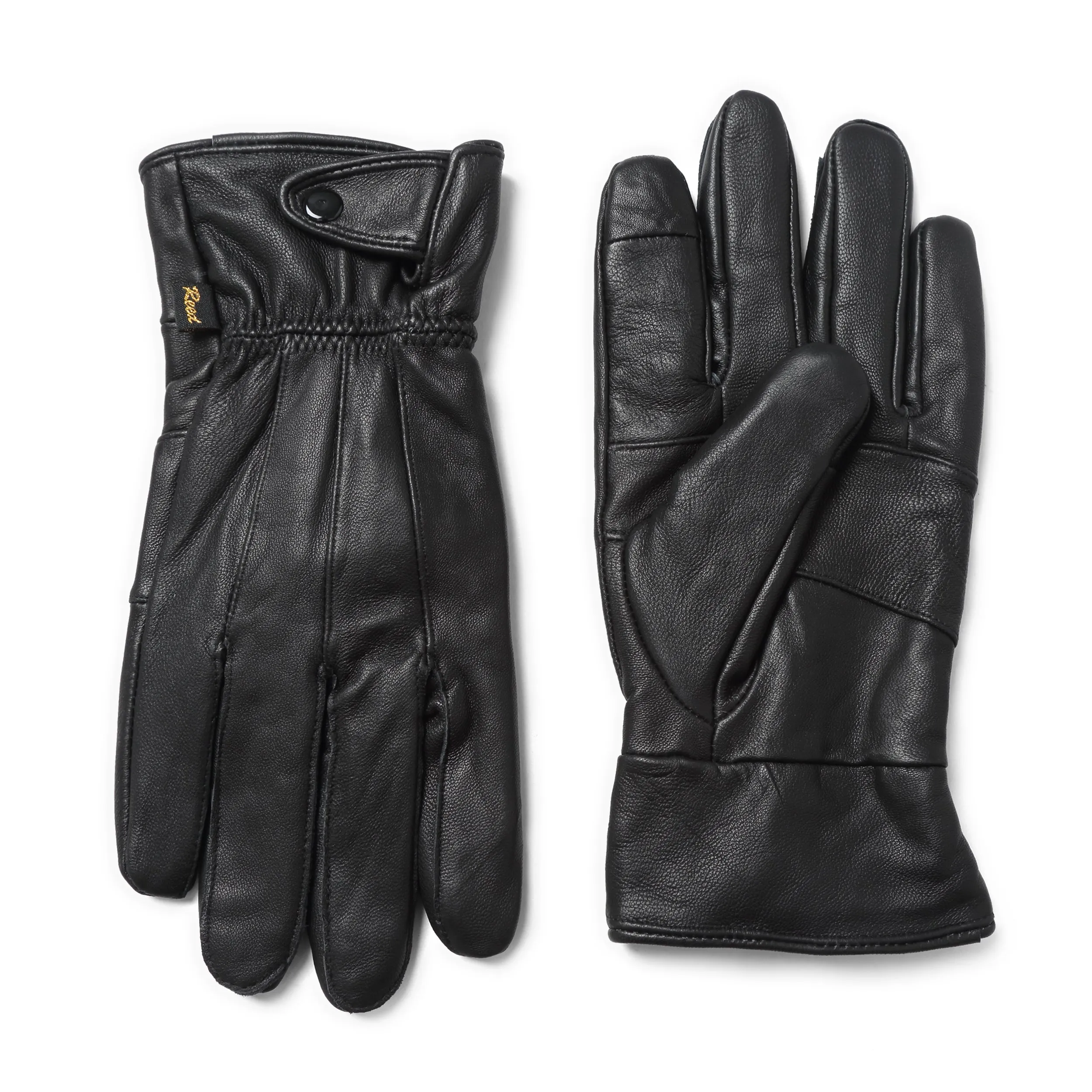 Reed Men's Genuine Leather Warm Lined Driving Gloves - Touchscreen Texting Compatible - Imported