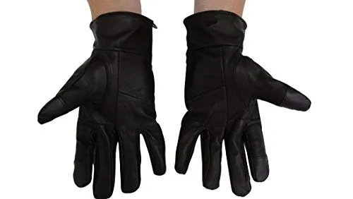 Reed Men's Genuine Leather Warm Lined Driving Gloves - Touchscreen Texting Compatible - Imported