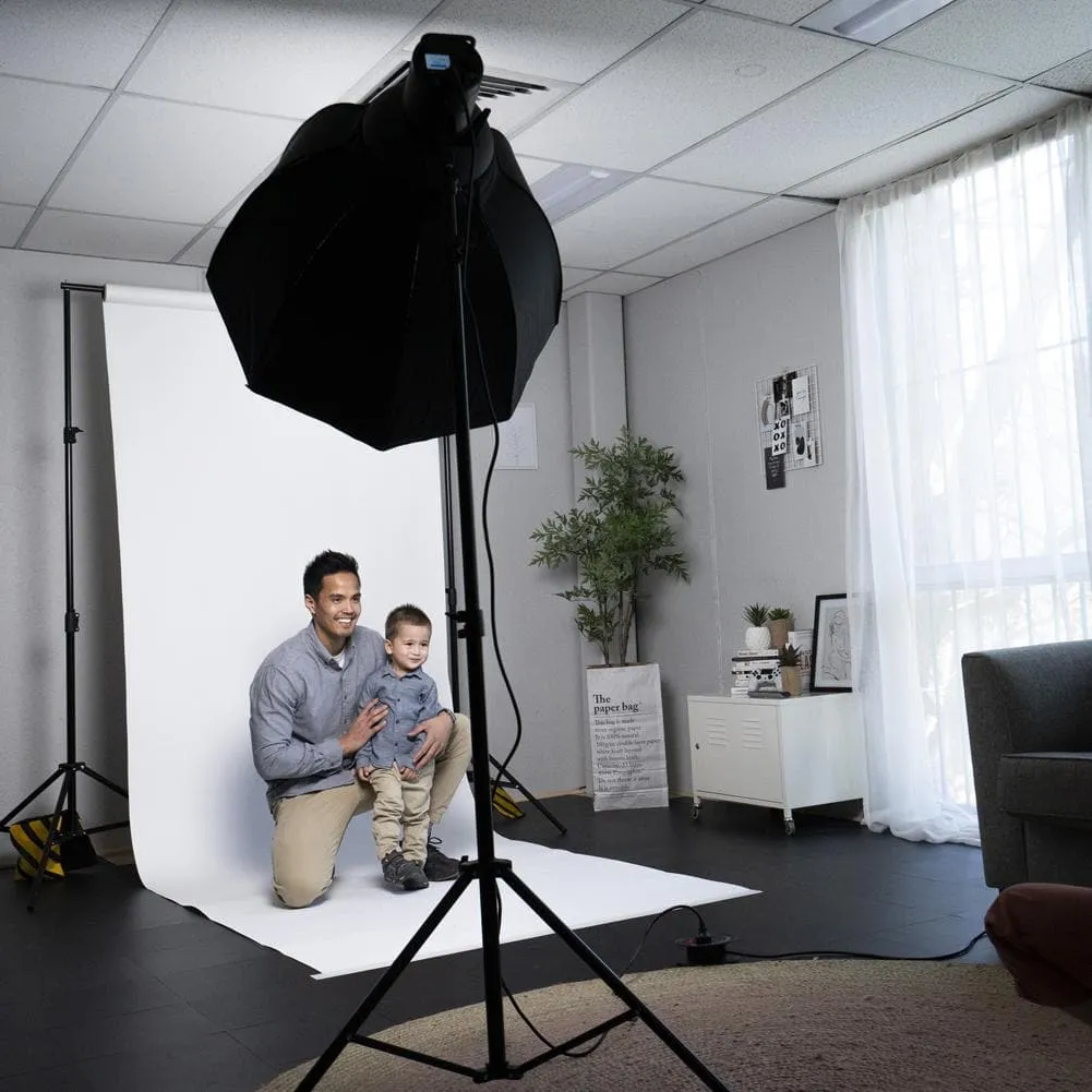 'S-Beam 150' LED Octagon Softbox Lighting Kit - Spectrum-PRO - Bundle