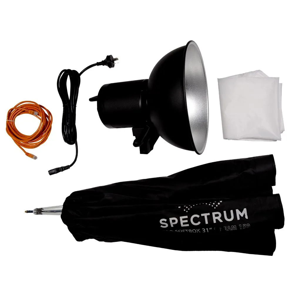 'S-Beam 150' LED Octagon Softbox Lighting Kit - Spectrum-PRO - Bundle