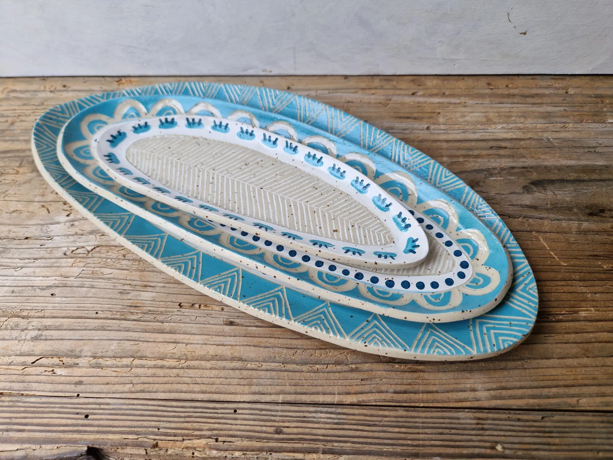 Sgraffito serving platter No. 2