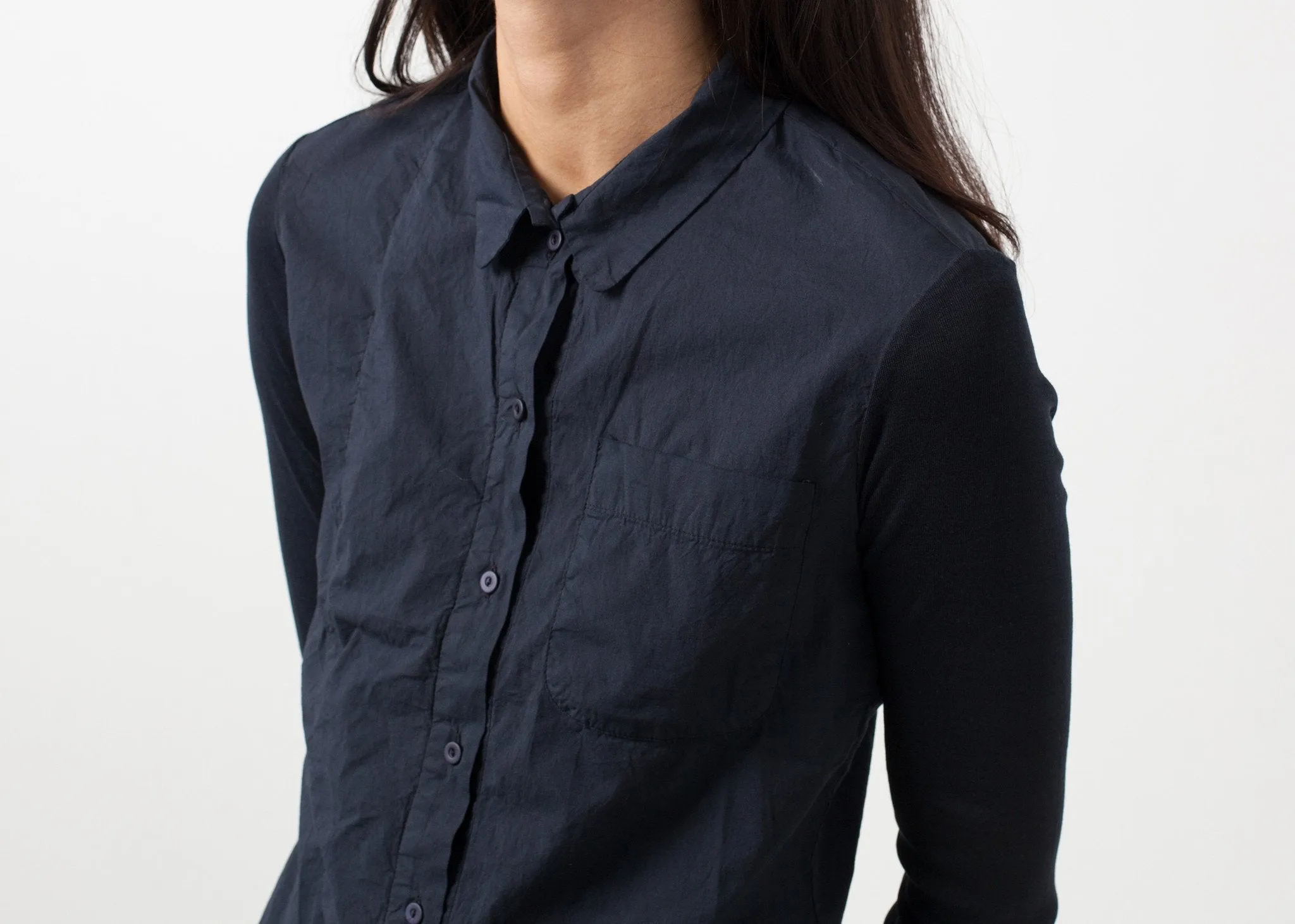 Soft Sleeve Button Up