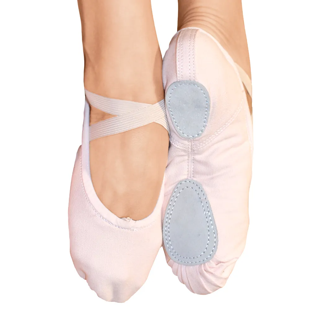 TDS Adult Premium Canvas Split Sole Ballet Shoe