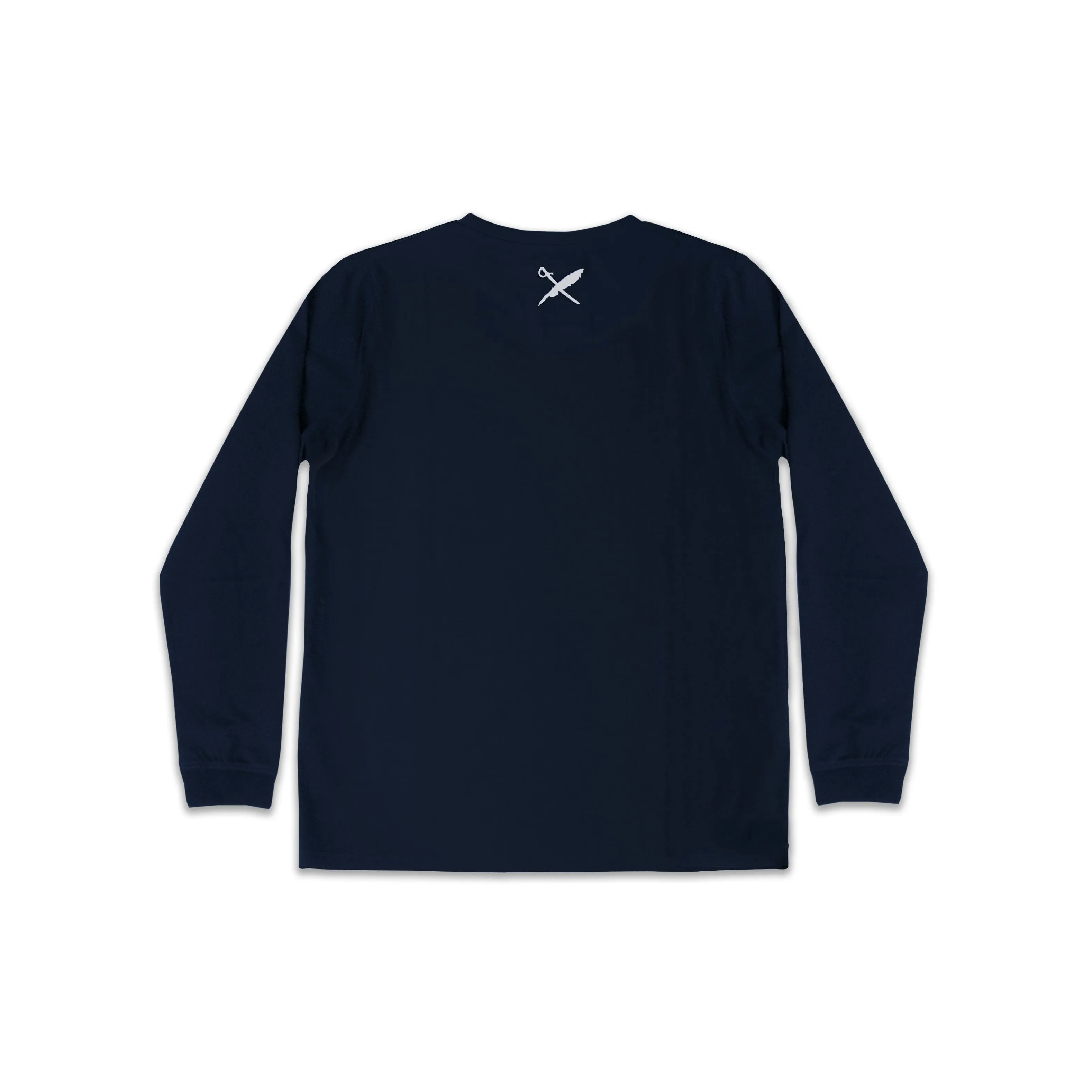 UNISEX SAMMY LONG SLEEVE TEE IN NAVY