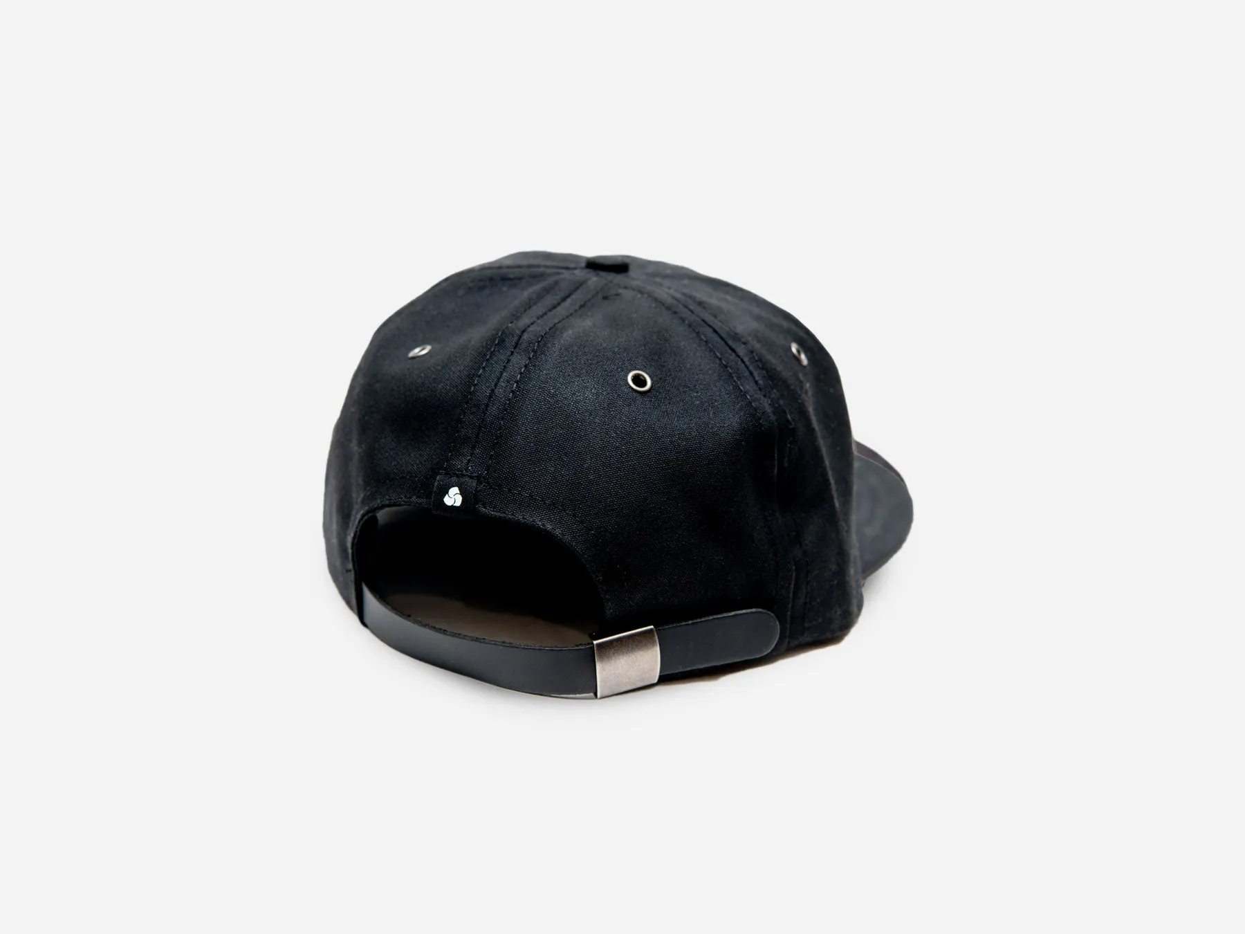 Waxed Canvas Baseball Cap ~ Black