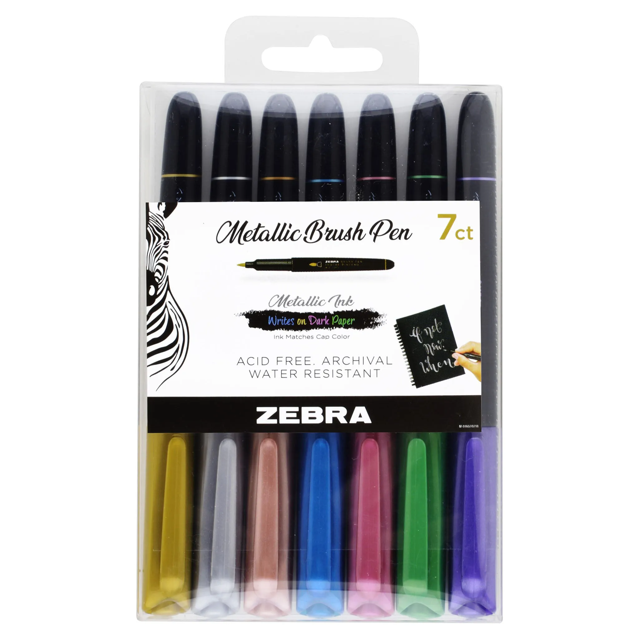 ZEBRA Brand Metallic Brush Pen