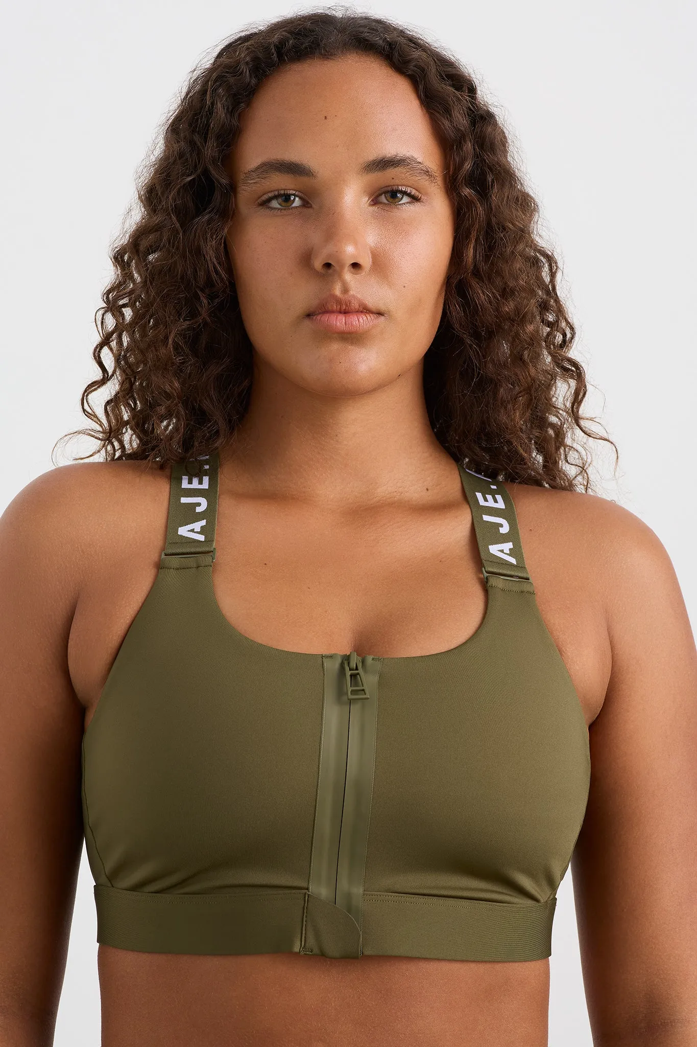 Zip Front Sports Bra 304